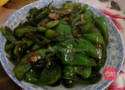 香煎虎皮椒的做法图解4