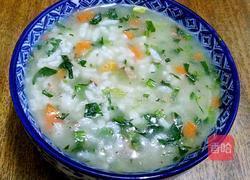 胡萝卜菠菜鸡肝粥的做法图解9