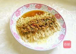 肉沫炝金针的做法图解8