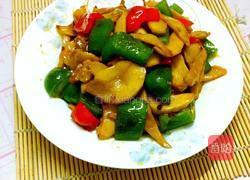 双椒蚝油杏鮑菇的做法图解7