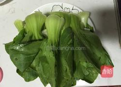 香菇烧油菜的做法图解1