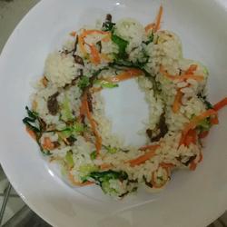 牛干巴蔬菜炒饭的做法[图]