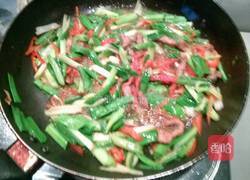 大蒜牛肉丝的做法图解5