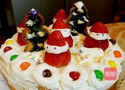 彩虹圣诞蛋糕的做法图解10