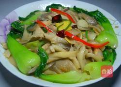 蘑菇青菜的做法图解11
