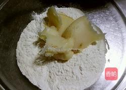 抹茶绿豆酥的做法图解1