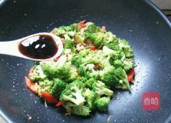彩椒肉沫炒西兰花的做法图解11