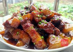 萝卜红烧肉的做法图解4