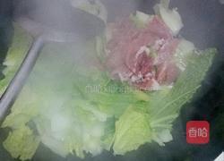 平菇白菜鸡血汤的做法图解5