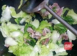 平菇白菜鸡血汤的做法图解6