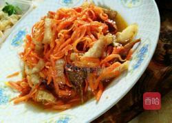 肉炒红萝卜的做法图解4