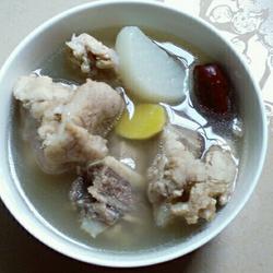 白萝卜骨头汤的做法[图]