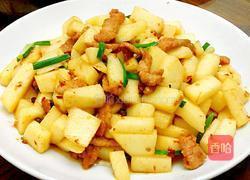 银梨炒肉的做法图解6