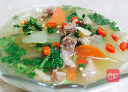 羊肉冬瓜汤的做法图解5