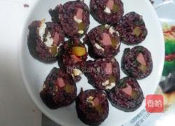 番茄鱼子紫米寿司的做法图解12