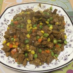 三色牛肉粒的做法[图]