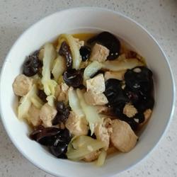 白菜木耳冻豆腐的做法[图]