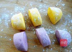 南瓜紫薯双色卷的做法图解12