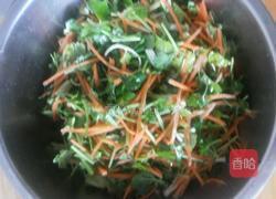 香菜胡萝卜拌黄豆的做法图解4