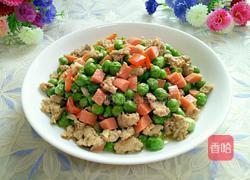 豌豆炒火腿的做法图解11