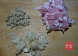 肉沫炒菜心的做法图解3