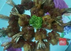 凤尾虾球的做法图解9