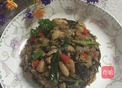 酸菜炒大肠的做法图解7