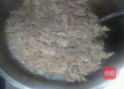 牛肉炒大蒜的做法图解3