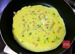 火腿鸡蛋饼的做法图解5