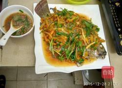 清蒸福寿鱼榨菜的做法图解6