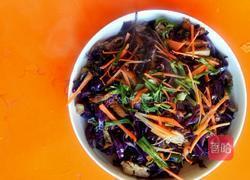 蚝油紫甘蓝炒油豆腐的做法图解4