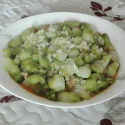 蒜蓉蒸儿菜的做法[图]