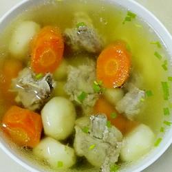 马蹄红萝卜排骨汤的做法[图]