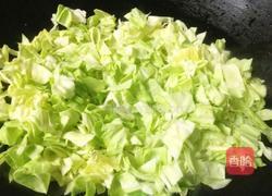 烧鸭丁包菜炒饭的做法图解5