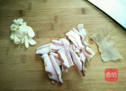 腊肉炒红菜苔的做法图解5