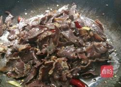 炒青椒牛肉干巴的做法图解4