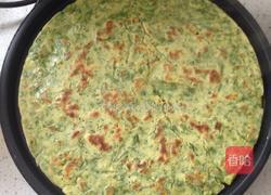 芹菜叶子鸡蛋饼的做法图解11