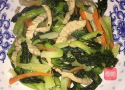 塔菜炒肉丝的做法图解10