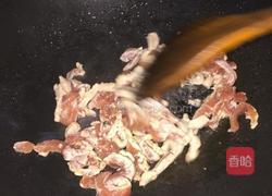 塔菜炒肉丝的做法图解4