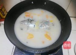木瓜花生鲫鱼汤的做法图解8