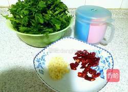 蒜蓉茼蒿菜的做法图解1