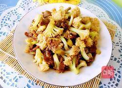 肉片炒菜花的做法图解8