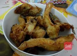 炸鱼块的做法图解4