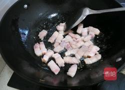 萝卜干炒肉的做法图解3