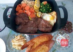 黑椒牛排套餐的做法图解13