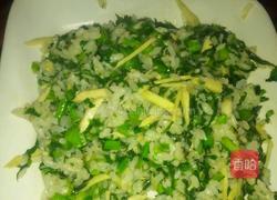 青菜冬笋丝炒饭的做法图解6