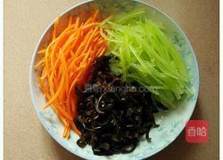 肉末炒三丝的做法图解2