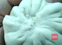 黑芝麻红豆沙馅饼的做法图解5