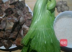 烧骨芥菜粥的做法图解1