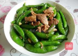 甜豆炒肉的做法图解9